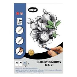 Blok rysunkowy A3 20k REXUS