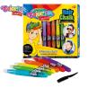 Zestaw pasteli kredkowych KIDS do włosów Boys 6szt. COLORINO