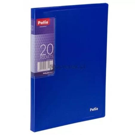 Teczka z 20 koszulkami A5 niebieska PATIO