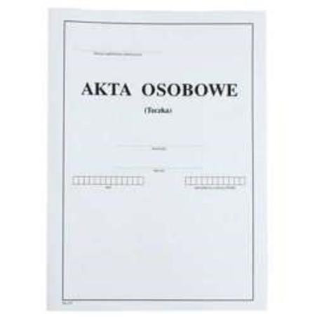 Teczka na akta osobowe A4 biała