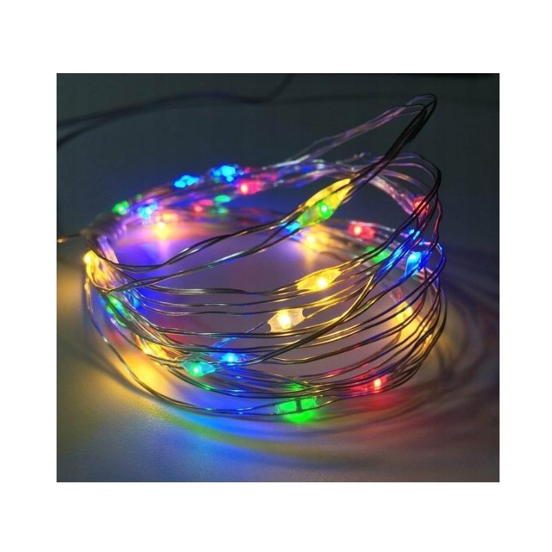 Lampki LED na baterie multikolor