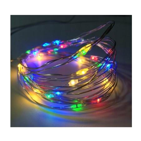 Lampki LED na baterie multikolor