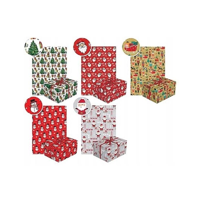 PAPIER OZDOBNY ŚWIĘTA 200*70 DWUSTRONNY PAW