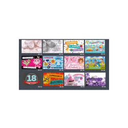 Zaproszenia za 5szt. ARMIN STYLE