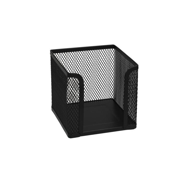 Pojemnik na karteczki kwadrat czarny NET