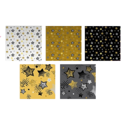 Papier do prezentów 70x200 gwiazdy