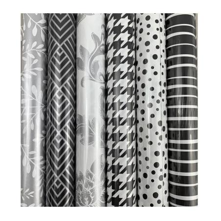 PAPIER DO PAKOWANIA ROLKA 200*70 BLACK AND WHITE