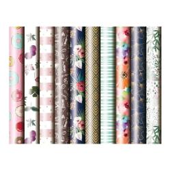 PAPIER DO PAKOWANIA ROLKA 200*70 MIX3