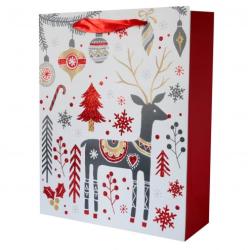 Torebka ozdobna na prezenty 26x32x10,5cm 46534 BENIAMIN