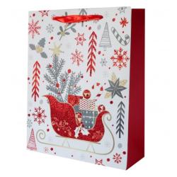 Torebka ozdobna na prezenty 26x32x10,5cm 46534 BENIAMIN