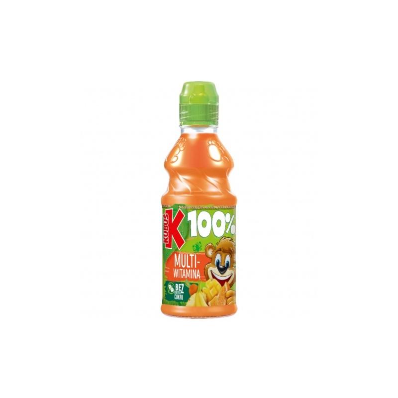 SOK KUBUŚ 100% MULTIWITAMINA/MALINA 300ML