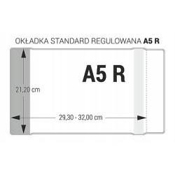 OKŁADKA PODRĘCZNIKOWA REGULOWANA A5 BIUROFOL