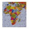 Puzzle edukacyjne Mapa świata ZACHEM