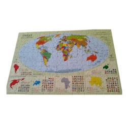 Puzzle edukacyjne Mapa świata ZACHEM