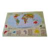 Puzzle edukacyjne Mapa świata ZACHEM