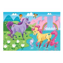 Puzzle 2x20 el. Unicorn Briliant 24754 CLEMENTONI