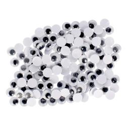 Ozdoba dekoracyjna oczy 7mm STARPAK