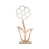 Drewniana dekoracja-kwiatek bez wypełnienia ARPEX
