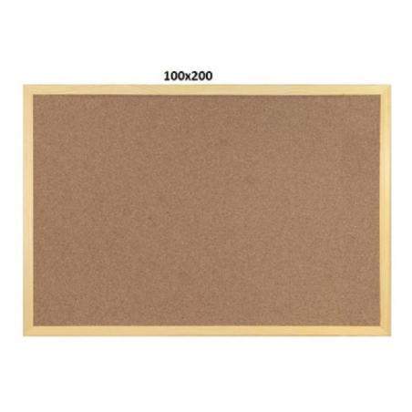 Tablica korkowa 100x200cm rama drewniana OFICIO