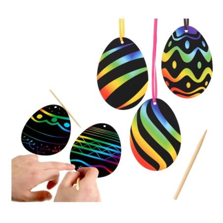 Pisanki zawieszki zdrapki 3 szt. WN6549