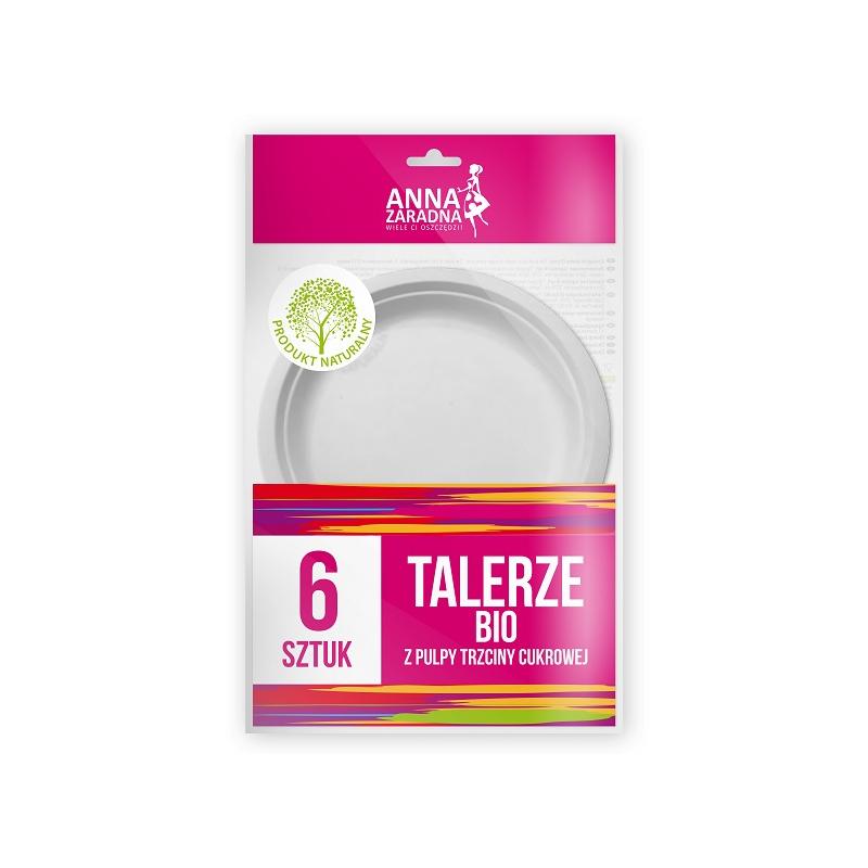 Talerze ekologiczne 6szt