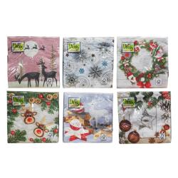 Serwetki daisy 33x33 choinka pol-mak