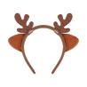 Opaska na głowę Świąteczna Rogi renifera Brąz