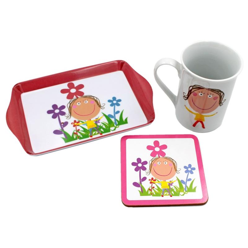 Комплектуємо гуртку з підносом і накладкою в коробку