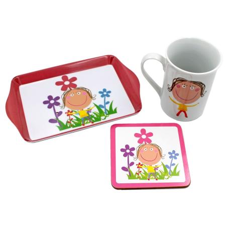 Комплектуємо гуртку з підносом і накладкою в коробку