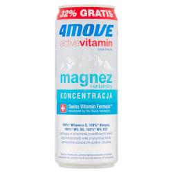 Napój 4Move vitamin magnez (niebieski)