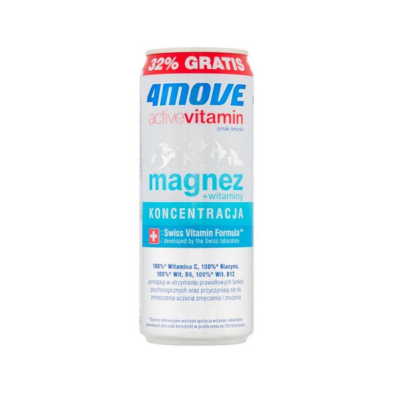 Napój 4Move vitamin magnez (niebieski)