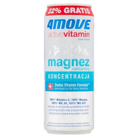 Napój 4Move vitamin magnez (niebieski)