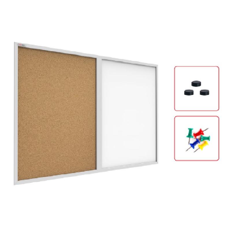 Tablica korkowa such-magnetyczna 40x60cm COMBI