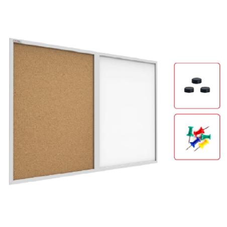 Tablica korkowa such-magnetyczna 40x60cm COMBI