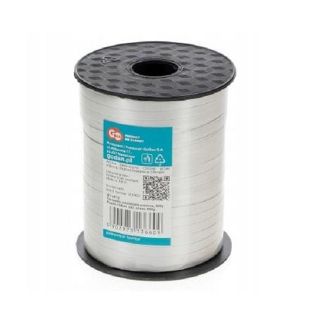 Tasiemka pastelowa srebrna 458m GO DAN