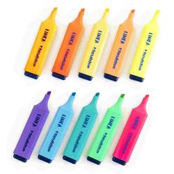 Zakreślacz klasyczny Linea pomarańcz HEYKKA