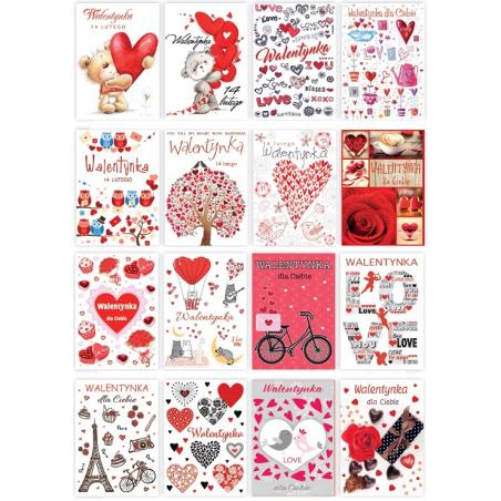 Kartka B2B Walentynki /3775/ POL-MAK