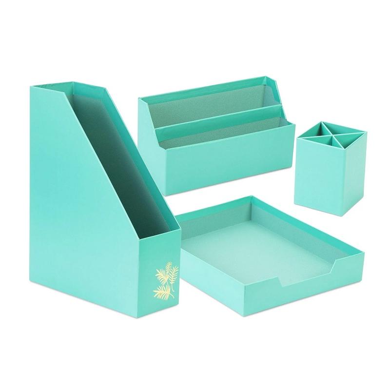 Zestaw biurowy gazetownik szuflada pojemnik