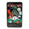 Gra Poker Chips w metalowym opakowaniu