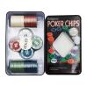 Gra Poker Chips w metalowym opakowaniu