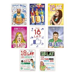 Karnet okolicznościowy 844246 18-stka MERIGRAF