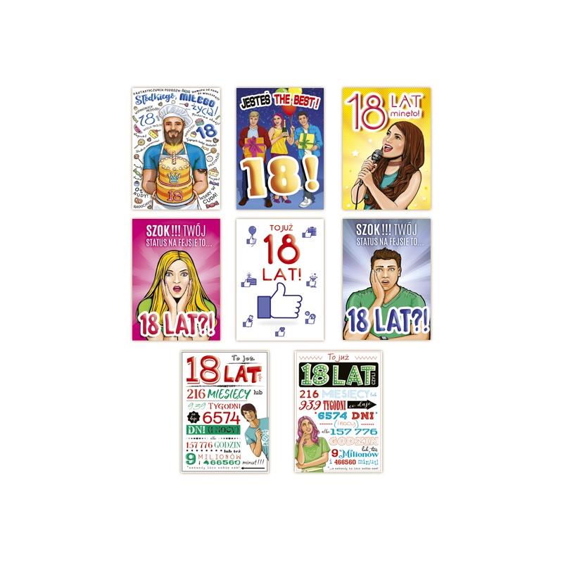 Karnet okolicznościowy 844246 18-stka MERIGRAF