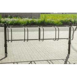 Stojak rowerowy stalowo-żeliwny 5 miejsc 0703