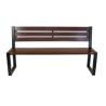 Parkowa ławka stalowa 180x50x85 cm