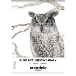 TOP Blok rysunkowy creatinio A4 BIAŁY 20K 90G
