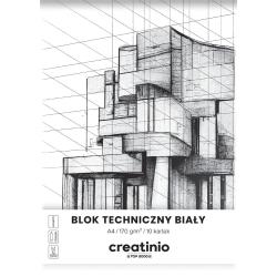 TOP Blok techniczny A4 biały 10k 170g CREATINIO