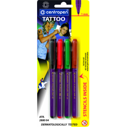 Набір маркерів для татуажу Centropen Tattoo