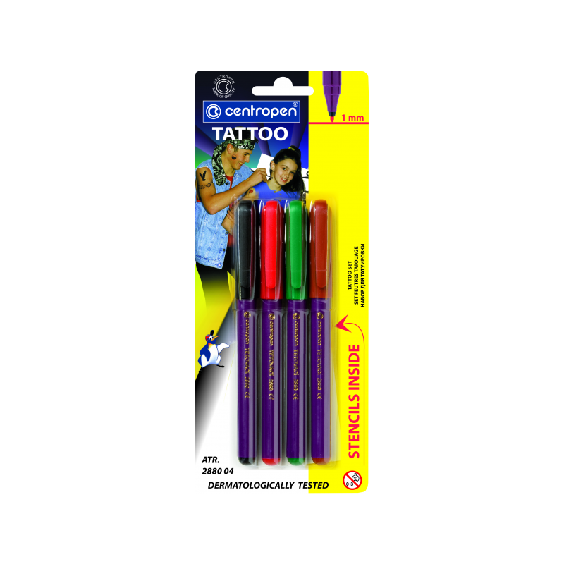 Набір маркерів для татуажу Centropen Tattoo