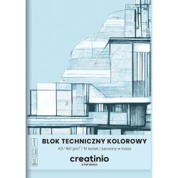 TOP Blok techniczny A3 kolor 10k 160g CREATINIO