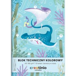 TOP Blok techniczny A3 kolor 10k 160g CREATINIO
